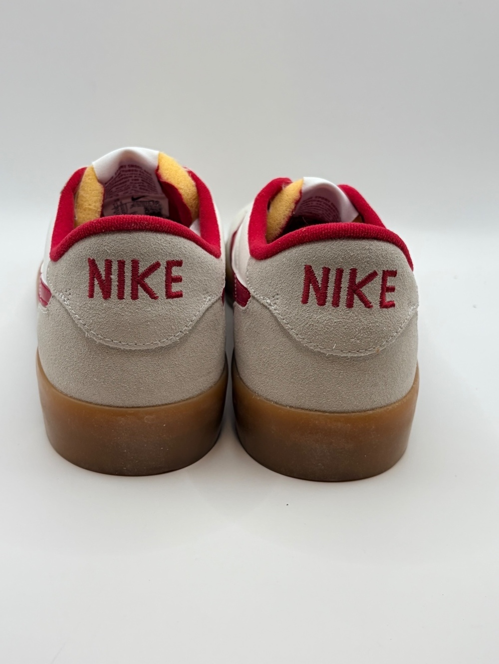 Nike SB Heritage Vulc Summit White/Cardinal Skate Shoes Size 11.5 Men / 13 Women - Picture 3 of 5